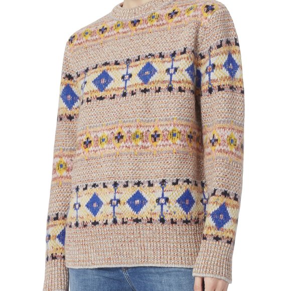 Victoria Beckham Knit "Fairisle" Sweater SZ 2 NWT - Picture 2 of 3